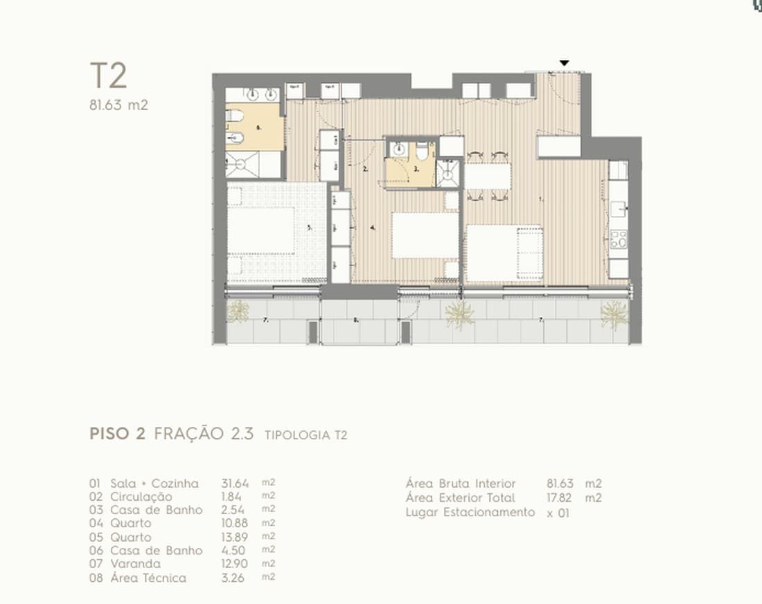 Planta T2 C